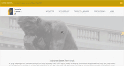 Desktop Screenshot of financialscienceandart.com